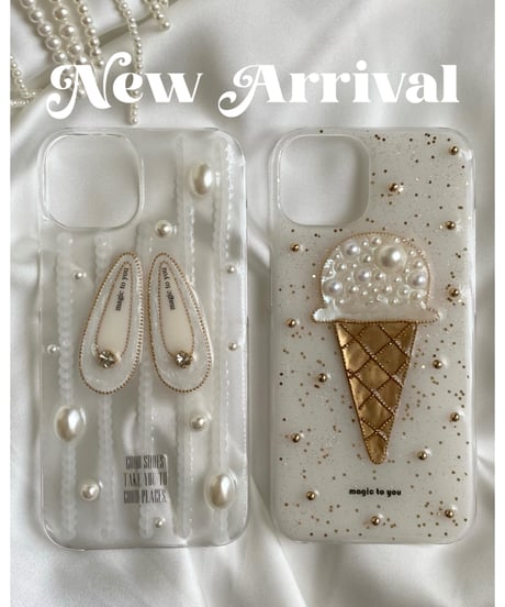 ballet shoes iPhone case (CLEAR  PEARL)
