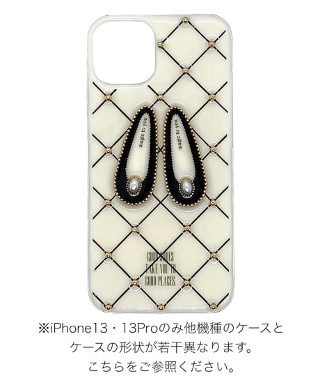 ballet shoes iPhone case (BLACK)