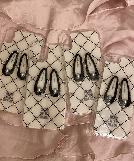 ballet shoes iPhone case (BLACK)