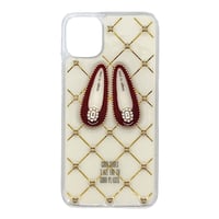 ballet shoes iPhone case (WINE RED)