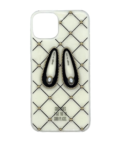 ballet shoes iPhone case (BLACK)