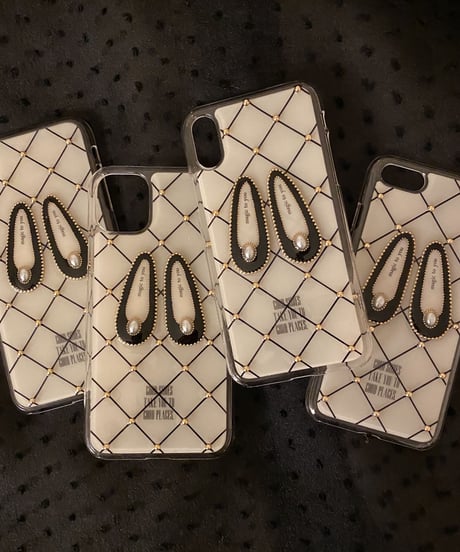 ballet shoes iPhone case (BLACK)