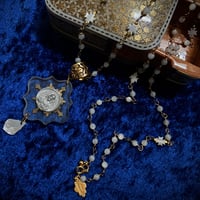 Shank chain necklace -White shell 4㎜