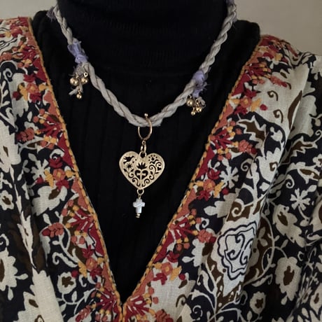 CHARM CUORE SACRO Pace   open work