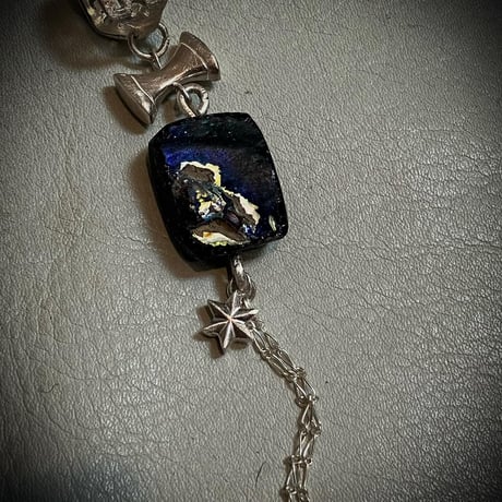 Charm ROMAN GLASS -Stella cadente -Silver
