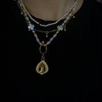Charm  LACRIMA CROCE -Crystal quartz