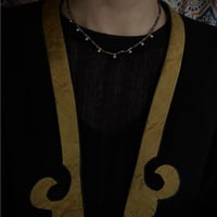 Necklace Ruby & Sapphire with ball