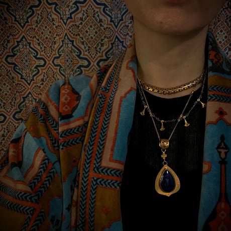 Charm LACRIMA CROCE  Lapis lazuli