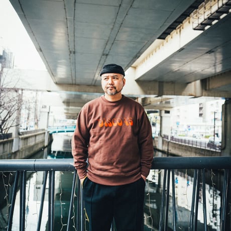 70's Logo Disco45 Crew Neck Sweat / Brown