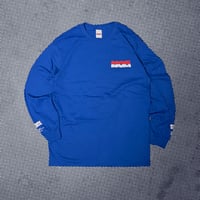MAGNUM RECORDS LIQUID LOGO L,S Tee  / Royal Blue