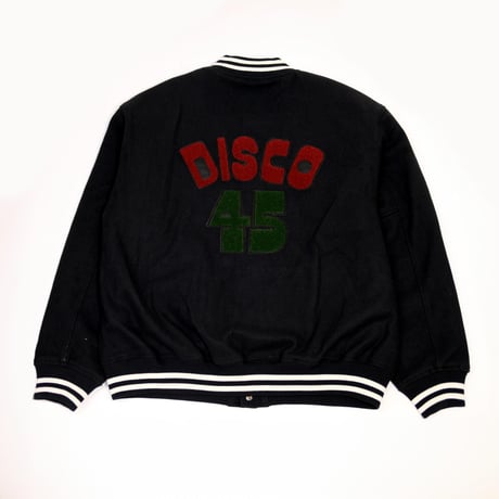 DISCO45 MELTON STUDIUM JACKET / Black