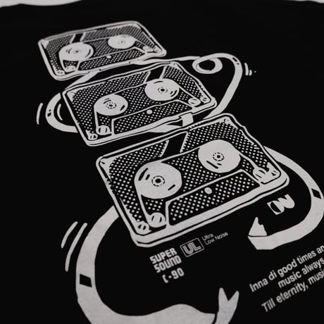 DIGUP MIX TAPE  TEE SHIRTS / Black