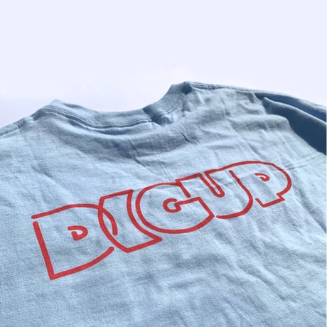 DIG UP SNAKE TEE SHIRTS / Light Blue