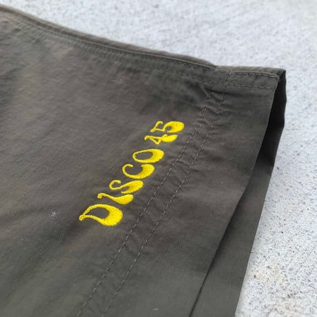 DISCO 45  70’s  NYLON SHORTS / Olive