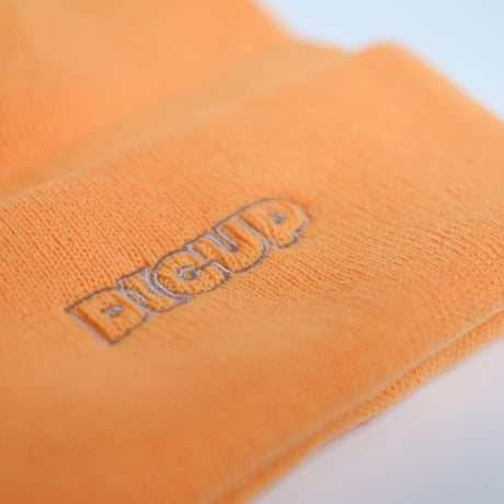 DIG UP LOGO KNIT CAP / Orange