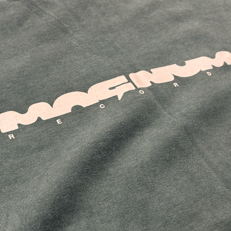 MAGNUM RECORD LIQID LOGO TEE SHIRTS  /  Vintage Green