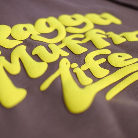 RAGGAMUFFIN LIFE BIG PULL OVER HOODIE / Merlot