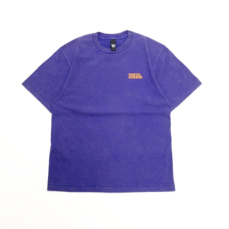VINYL JUNKIE LOGO Tee / Fade Purple
