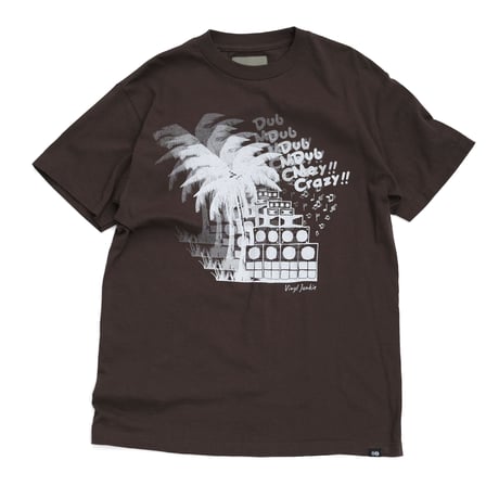 VINYL JUNKIE - Dub Me Crazy Tee - Dark Soil