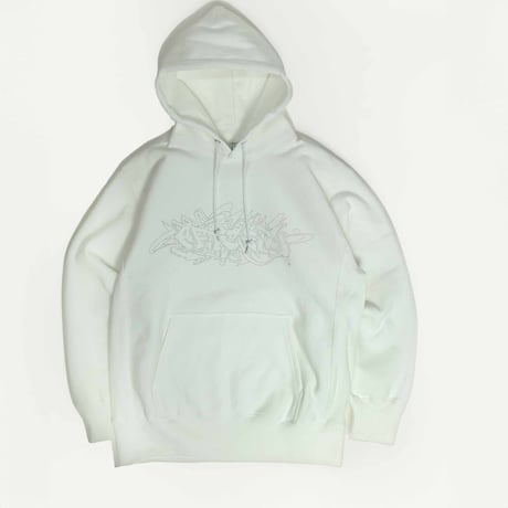 "Letter Logo”Hoodie /  White