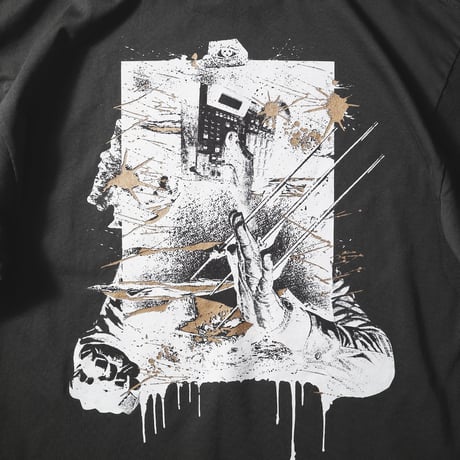 Ambient Shaolin Effect Tee / Sumi Kuro