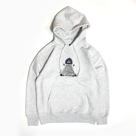 VINYL JUNKIE – Third Eye  Hoodie / Ash