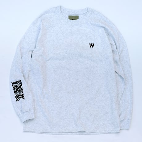 VINYL JUNKIE - Third Eye Music Ver.3 Long Sleeve Tee / Ash