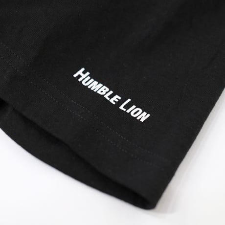 VINYL JUNKIE -  HUMBLE LION Tee - BLACK