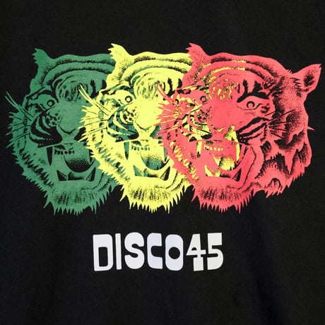 VINYL JUNKIE – DISCO TIGER Tee / BLACK