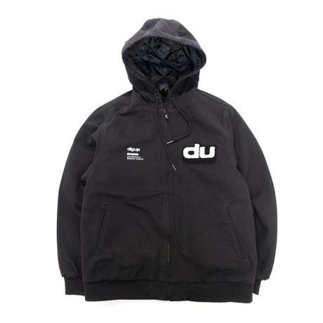 DIG UP CANVAS HOODED BOMBER JKT