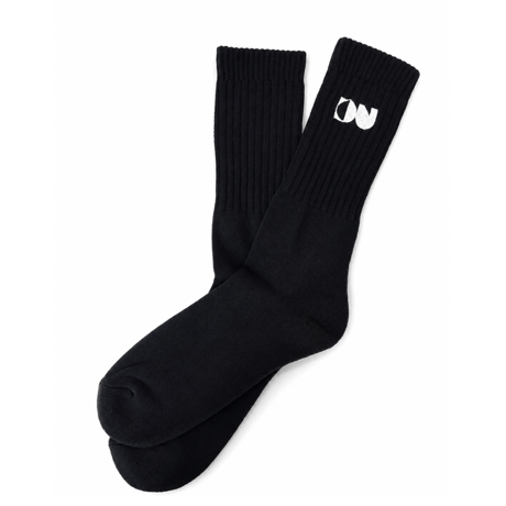 DIGUP CAT LOGO SOCKS / Black