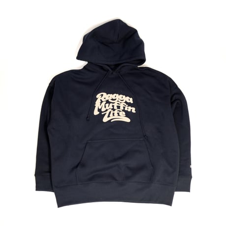 RAGGAMUFFIN LIFE BIG PULL OVER HOODIE / Navy