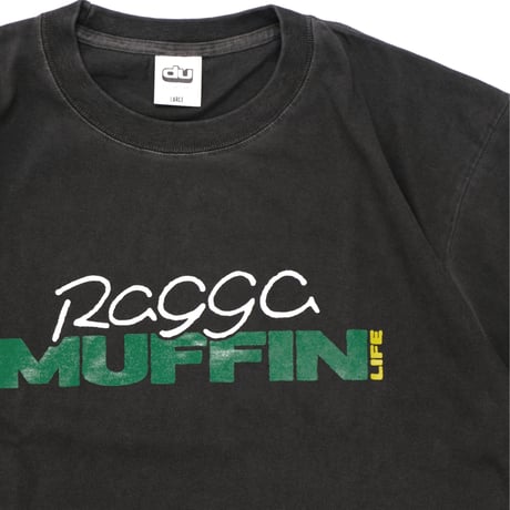 RAGGAMUFFIN LIFE  STREET LOGO TEE / Vintage Black