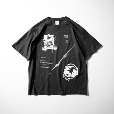 Ambient Shaolin Effect Tee / Sumi Kuro