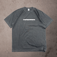 MAGNUM RECORD LIQID LOGO TEE SHIRTS  /  Vintage Black