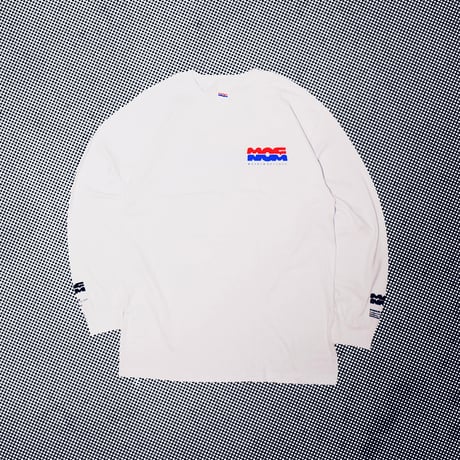 MAGNUM RECORDS LIQUID LOGO L,S Tee  / White