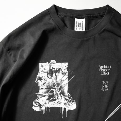 Ambient Shaolin Effect Tee / Sumi Kuro