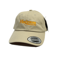 MAGNUM RECORDS　OLD  LOGO DADS CAP / Khaki