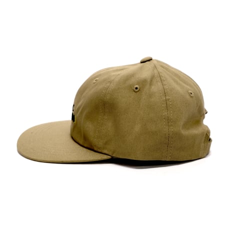 RAGGAMUFFIN LIFE  STREET LOGO CAP - khaki
