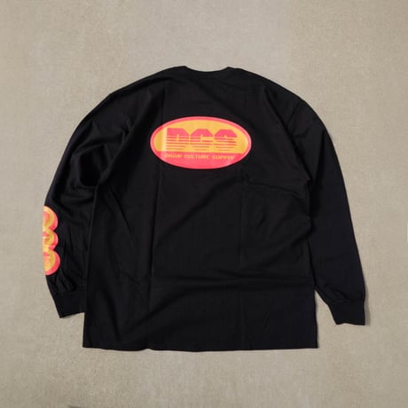 DIG UP CULTURE SUPPLY LONG SLEEVE TEE SHIRTS / Black