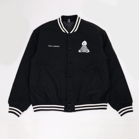 DISCO45 MELTON STUDIUM JACKET / Black