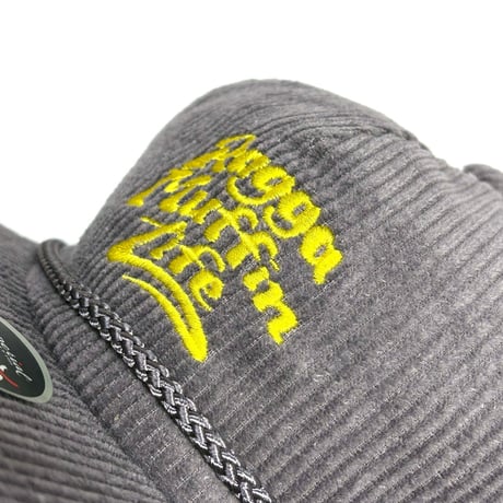 RAGGAMUFFIN LIFE Corduroy Tracker Cap - GRAY