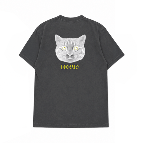 DIGUP CAT TEE SHIRTS / VintageBlack