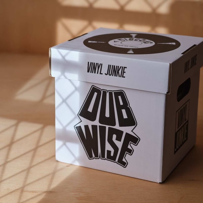 レコード　まとめ　ダンボール2箱分 DUBWISE 7inch BOX(ふた付き、ダンボール素材) | W A R E R O O