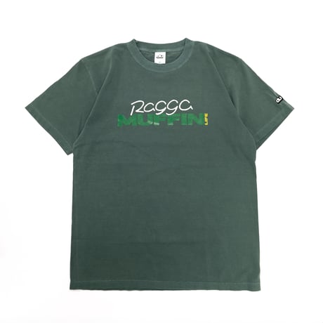 RAGGAMUFFIN LIFE  STREET LOGO TEE / Vintage Green