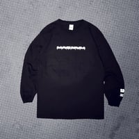 MAGNUM RECORDS LIQUID LOGO L,S Tee  / Black