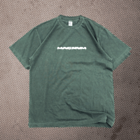 MAGNUM RECORD LIQID LOGO TEE SHIRTS  /  Vintage Green