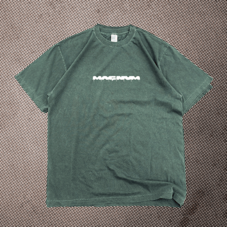 MAGNUM RECORD LIQID LOGO TEE SHIRTS  /  Vintage Green