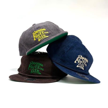RAGGAMUFFIN LIFE Corduroy Tracker Cap - GRAY
