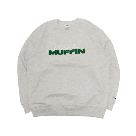 RAGGAMUFFIN LIFE  STREET LOGO  SWEAT / Ash